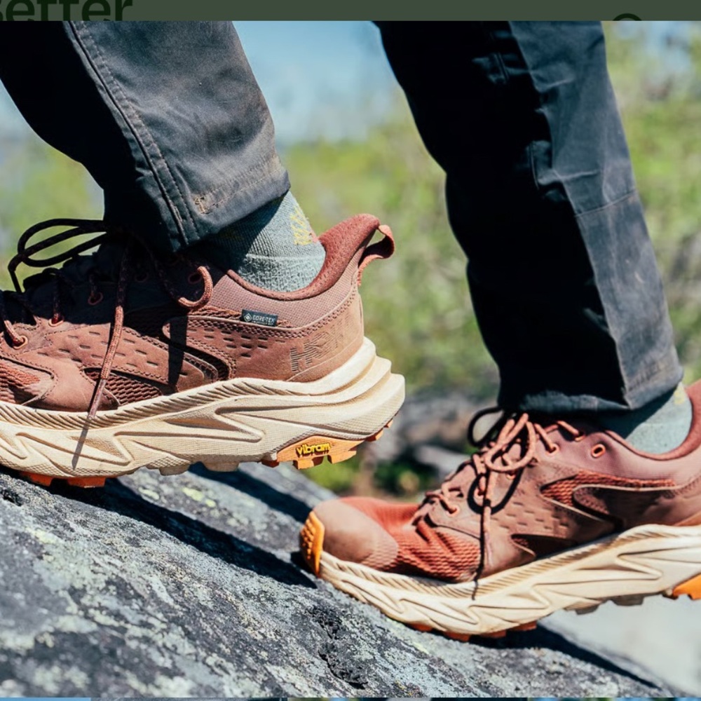 Women's 7B  HOKA Anacapa Low GTX hiking shoe - Picture 2 of 16